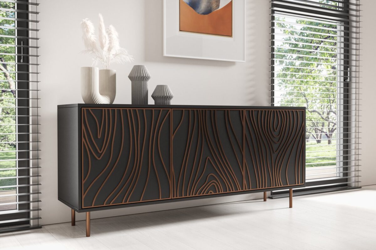 Komoda 3-dzielna TIVARO - obrazek 2