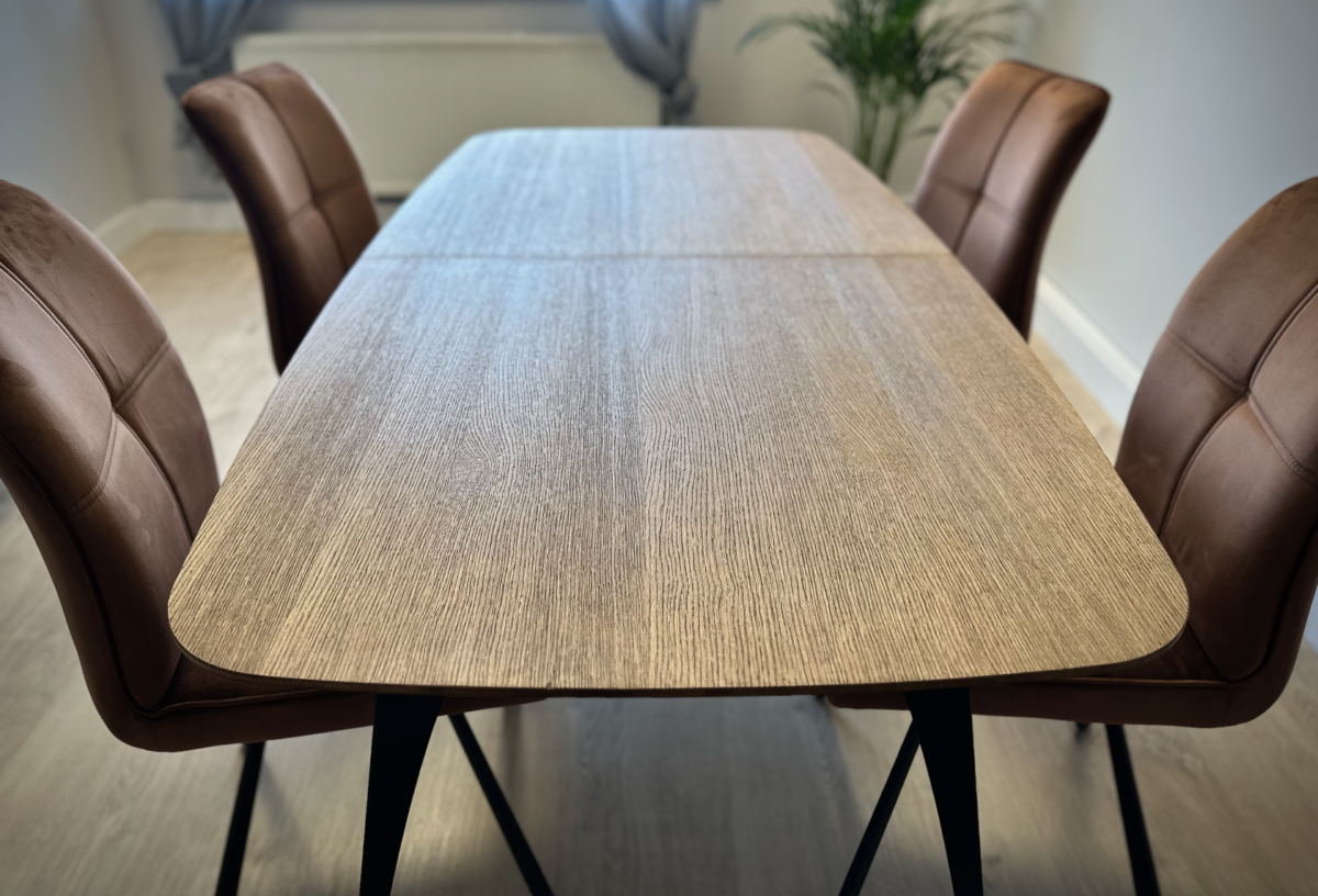 Stół AURA 180 - obłóg dębowy - obrazek 3