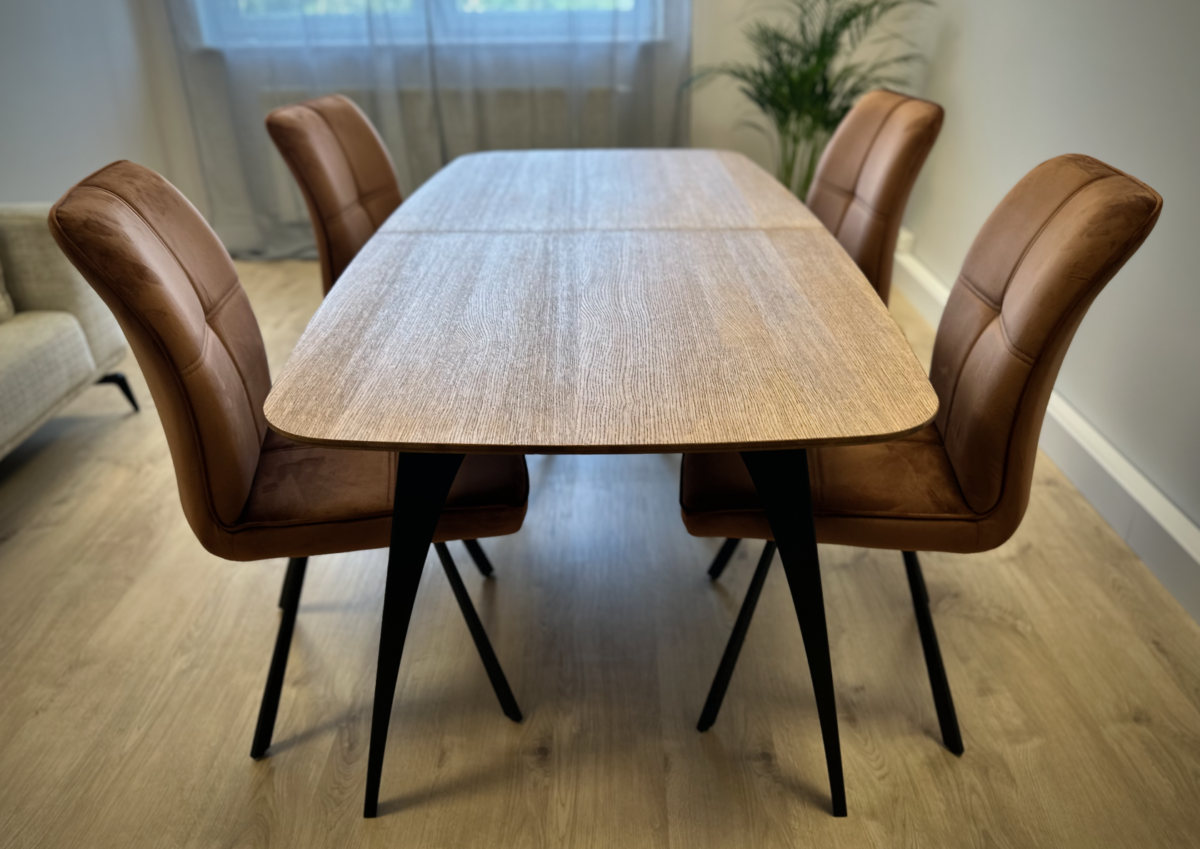 Stół AURA 180 - obłóg dębowy - obrazek 4