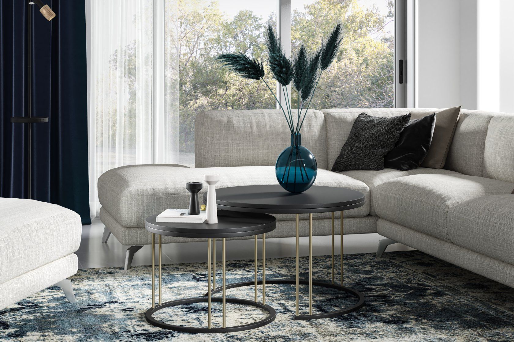 Stolik kawowy RAGNAR złoty Stolik kawowy RAGNAR złoty - obrazek 1