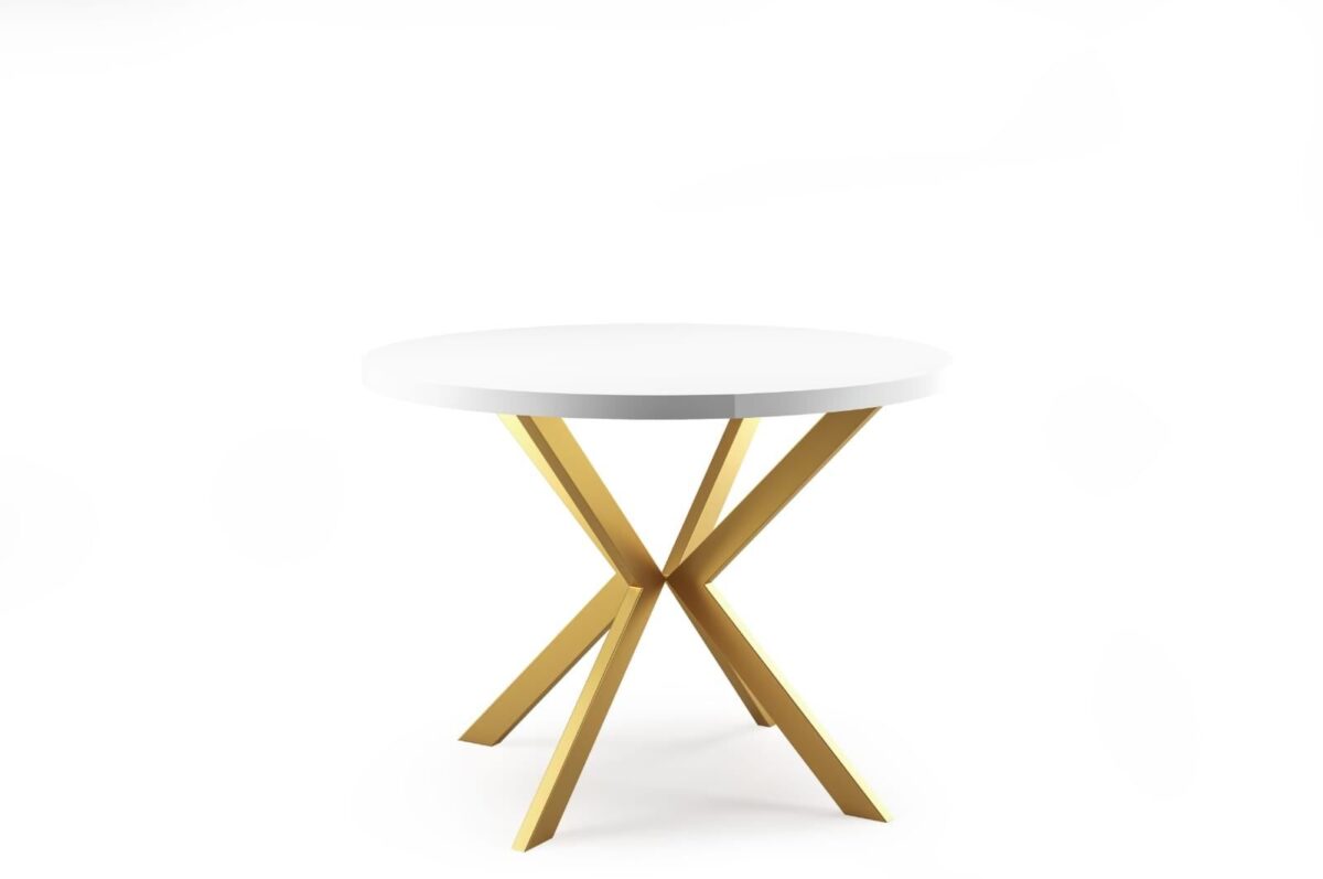 Stół EDDER 100 złoty - obrazek 2