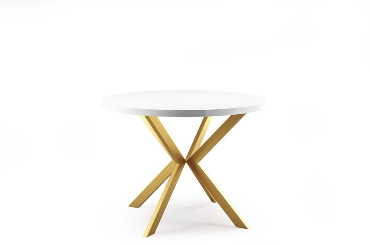 Stół EDDER 90 złoty - obrazek 2