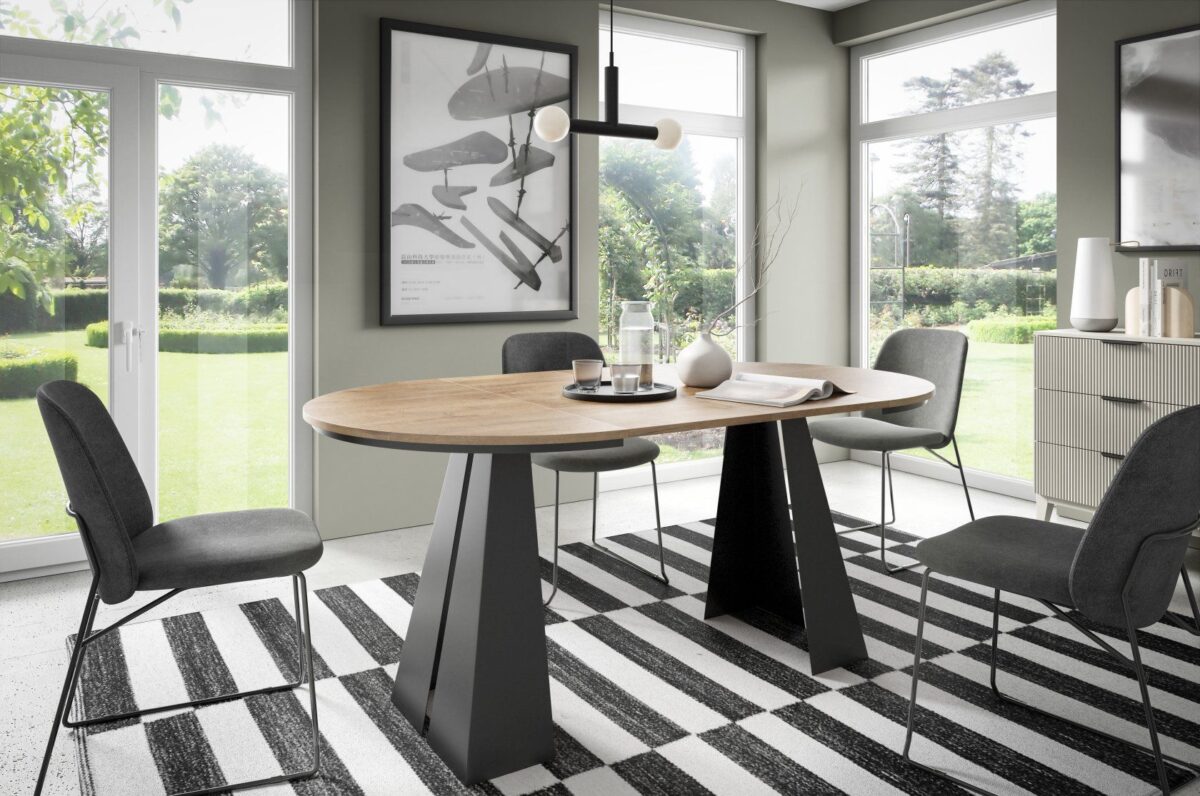 Stół FUEGO 120 z obręczą - obrazek 2