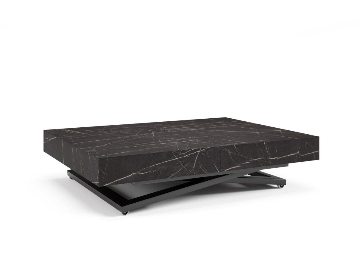 Ławostół SANNA U – nowoczesny stolik kawowy z funkcją podnoszenia i rozkładania | Megi’s Concept Premium - obrazek 6