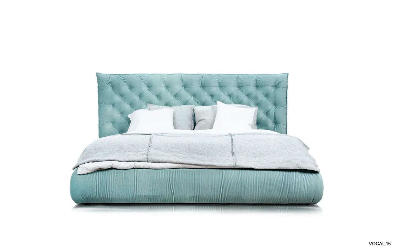 1280_810_crop Łóżko Tapicerowane FLUF Z Pojemnikiem Na Pościel – Pikowany Wysoki Zagłówek Rosanero - obrazek 1