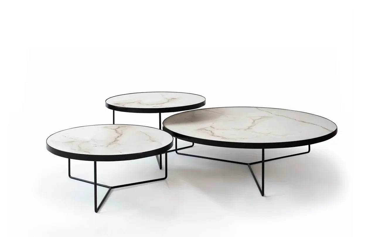 1280_810_crop (12) Stolik kawowy RALPH – marmurowy efekt Calacatta, metalowa podstawa Rosanero - obrazek 1