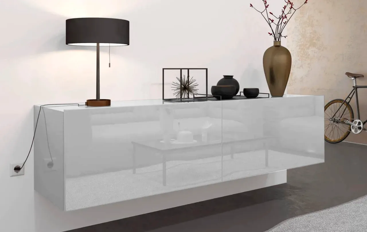 1280_810_crop Szafka RTV North z Szufladami Szerokość 200 cm Rosanero - obrazek 1