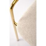 krzeslo tapicerowane ze zlotymi nogami k537 kremowe halmar 3