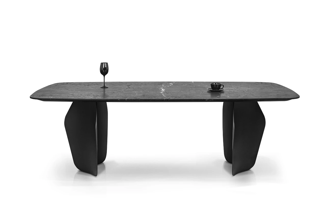 1280_810_cropblak Stół CONVIRIO Z Kamienia Kwarcytowego 230 x 112 cm Rosanero Dostępny Od Ręki - obrazek 1