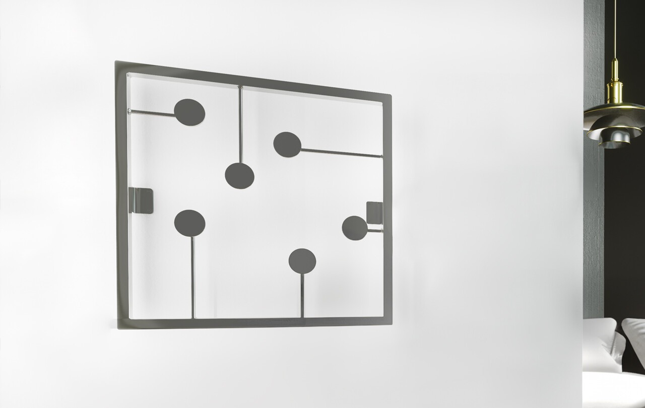 1280_810_cropsz Szary Metalowy Wieszak PEPE 50 x 50 cm Rosanero Dostępny Od Ręki - obrazek 1