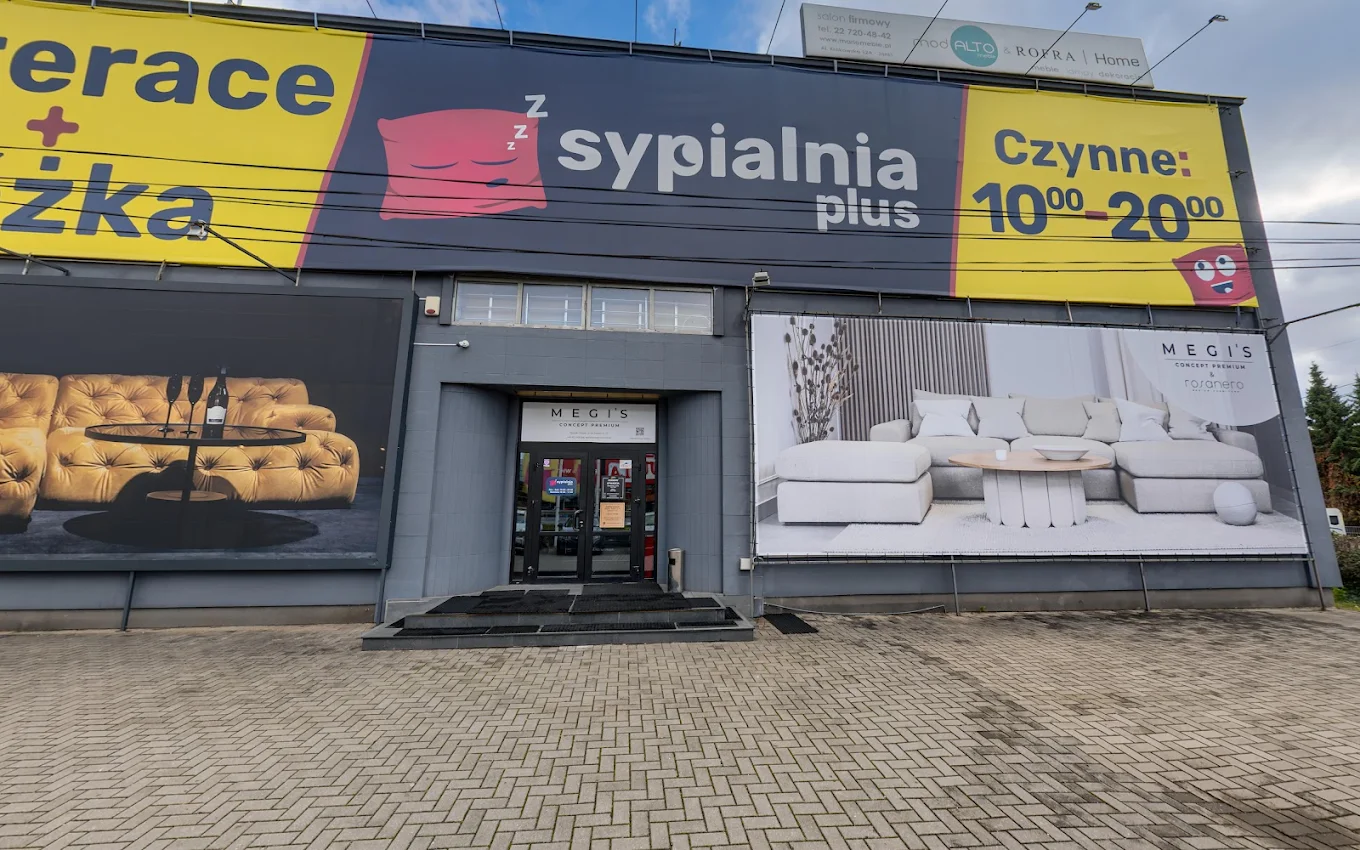 Showroom Janki z zewnątrz